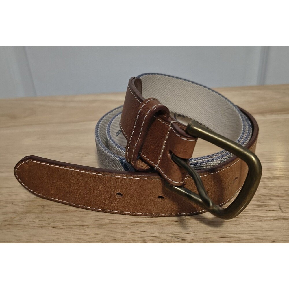 Doc Murphy | Golf Belt | Size 40| Khaki, Canvas Leather